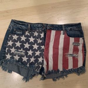 Size 12 American Flag Shorts